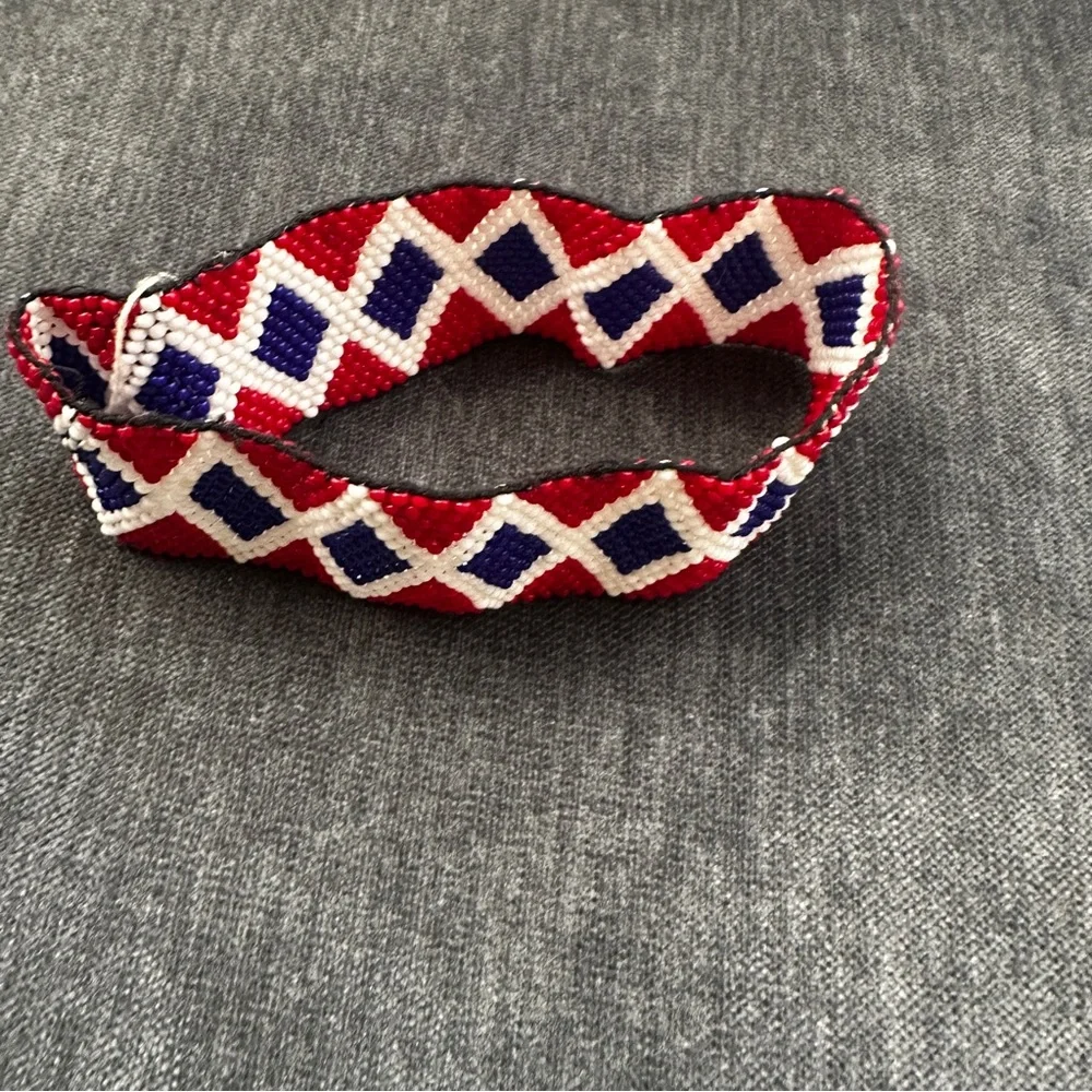 NEW Handmade Beaded Bracelet or Upper Arm Band. Masai. Bought in Africa.